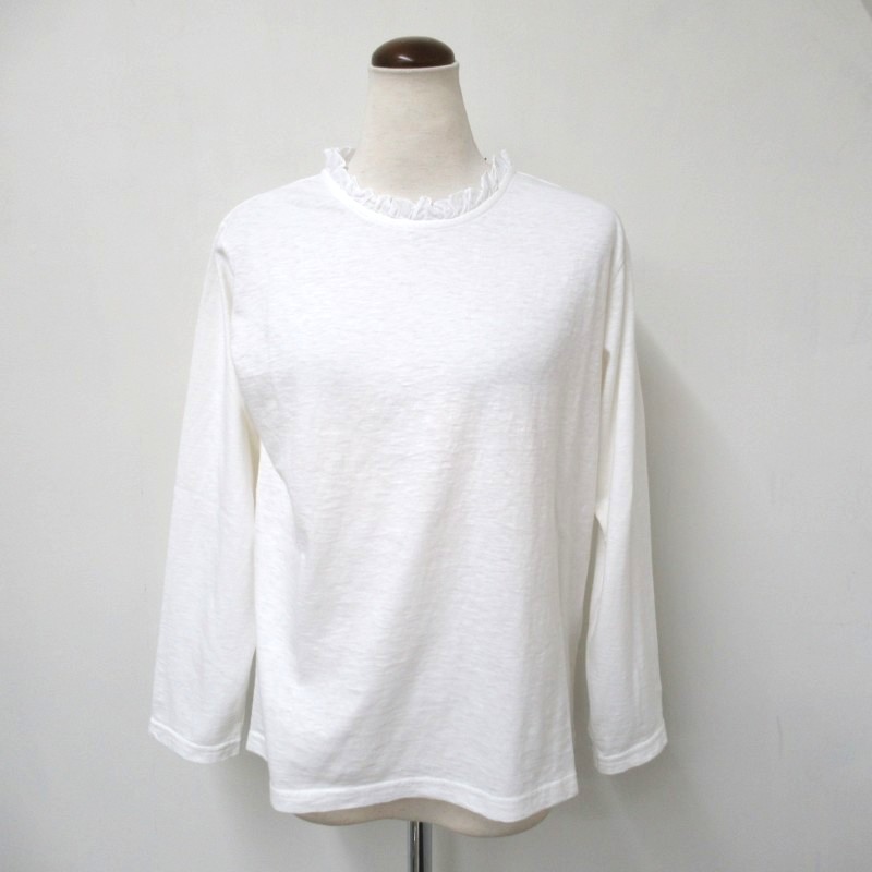 DAYS  衿フリルプルオーバー 43158 /WH01 【日本製】